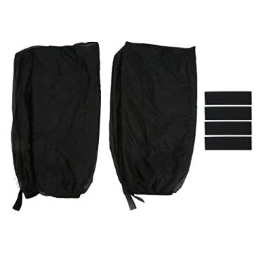 Imagem de Cortina de janela de carro, 2 pacotes de sombra de beb¨º para janela de carro, tampa de nylon universal preta oferece prote??o completa contra raios UV e brilho do sol, cortina de privacidade de r