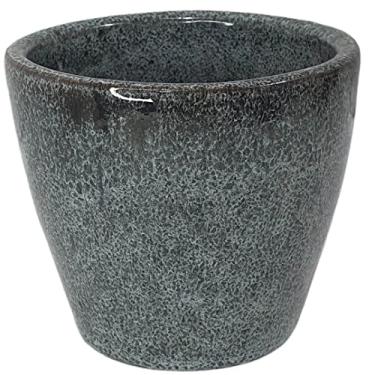 Imagem de Vaso Cachepot De Cerâmica 6 Cores Para Decoração 14x12 - Cinza