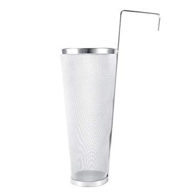 Imagem de Filtro de café Brew, malha de cerveja, com aço inoxidável doméstico de gancho único, projetado com acessório de fabricação de malha de 300 μM