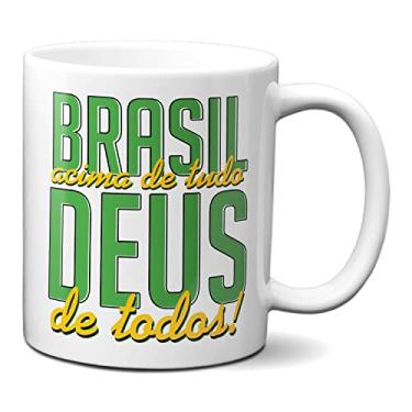 Imagem de Caneca Bolsonaro Brasil Acima De Tudo Deus Acima De Todos (Branca)