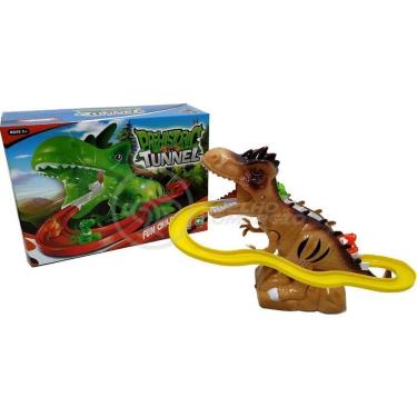 Imagem de Brinquedo Pista Elevador Com Som E Luz Dinossauro Marrom