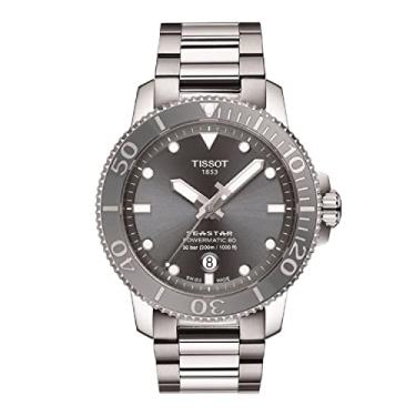Imagem de Tissot Relógio masculino Seastar 1000 Powermatic 80 316L caixa de aço inoxidável suíço...