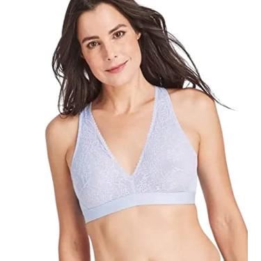 Imagem de Bali Sutiã feminino Comfort Revolution de renda sem aro Df6593, Blue Flight, P