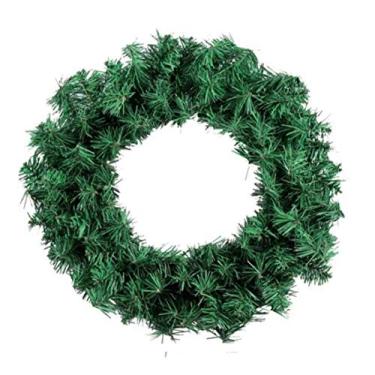 Imagem de Magizi by Tuut, Decoração de Natal, Guirlanda Festão Aramado, 40cm, Verde