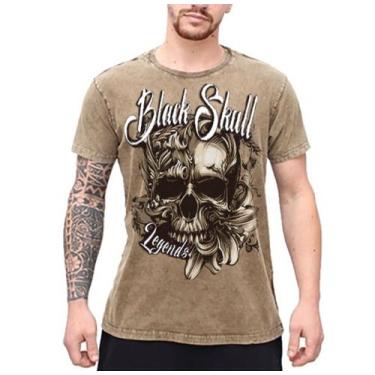 Imagem de Camiseta Metal Nude - Black Skull