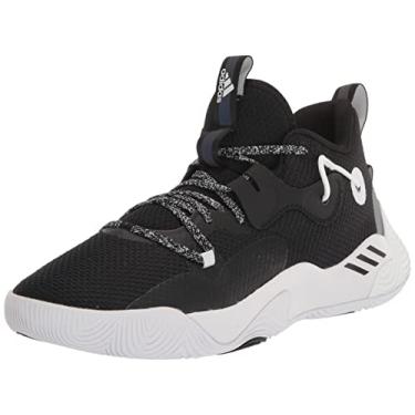 Imagem de adidas Unissex-Adulto Harden Stepback 3 Tênis de basquete, Núcleo preto/branco/preto, 13