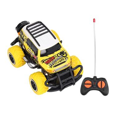 Imagem de Carro de Controle Remoto de Alta Velocidade e Alta Fricção, Carro Rc Doméstico Com Mais de 3 Anos (Amarelo)