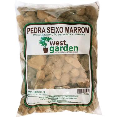 Imagem de Pedra Seixo Marrom West 5 Kg