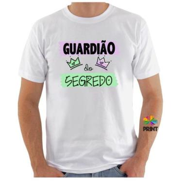 Imagem de Camiseta Adulto Guardião Do Segredo Est. Lilás Verde -Chá Revelação Be