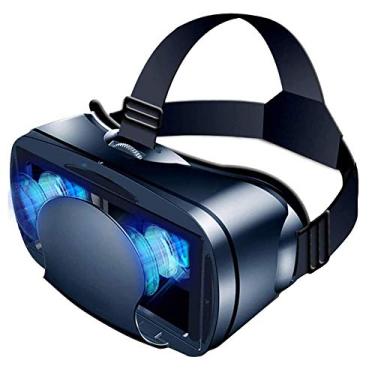 Imagem de óculos Vr grande-angular, realidade virtual 3D, óculos visuais completos, adequados para smartphones de 5 a 7 polegadas