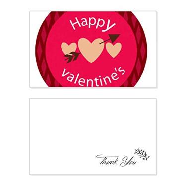 Imagem de Rosa Feliz Dia dos Namorados Coração Flecha Cartão de agradecimento Aniversário Aniversário Casamento Agradecimento