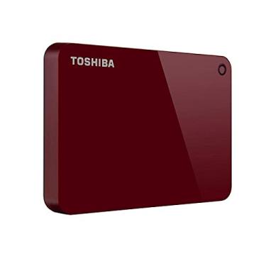Imagem de HD Externo Portátil Toshiba Canvio Advance 2TB Vermelho USB 3.0 - HDTC920XR3AA