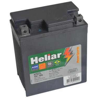 Imagem de Bateria Moto Heliar HTZ7L PowerSports Selada 6Ah 12 Volts