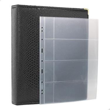 Imagem de Álbum Fichário 50 Folhas Cédulas 4 Espaço Aba 32x24 Cobra GF