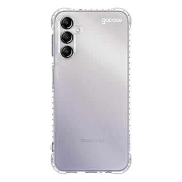 Imagem de Capa Anti Impacto Gocase Modelo Slim Clear compatível com Galaxy A14 (6.6 Pol) (Transparente)