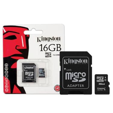 Imagem de Cartão De Memoria Classe 4 Kingston Sdc4/16Gb Micro Sdhc 16G