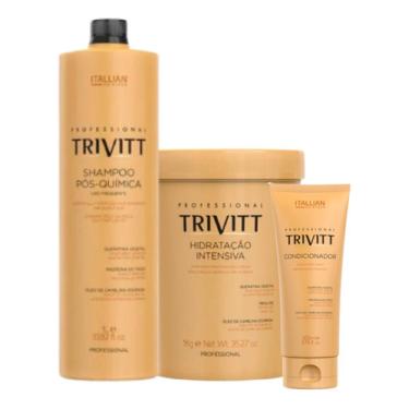 Imagem de Trivitt Shampoo 1l + Condicionador + Hidratação Intesiva 1kg