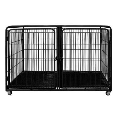 Imagem de Canil Pet Mix Modular Duplo Inferior - Preto - 10.911.02 - Açomix