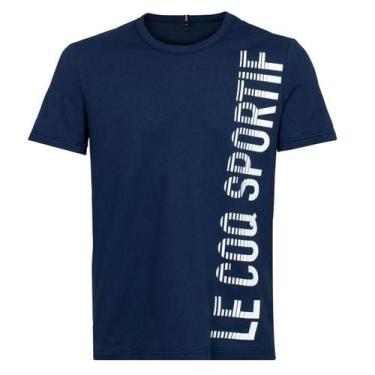 Imagem de Camiseta Masculina Lê Coq Sportif Azul Marinho Td2302204