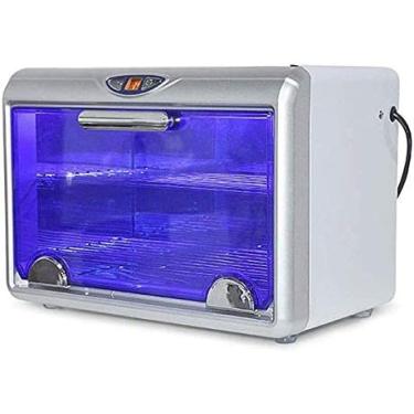 Imagem de Caixa de esterilizador UV Pequeno esterilizador UV Dispositivo de desinfecção por luz ultravioleta Profissional Spa Beleza Implemento Mesa Desinfetante Gabinete Caixa de esterilização para N