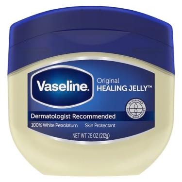 Imagem de Vaseline Geleia de petróleo para pele seca rachada e alívio de eczema original, 212 g