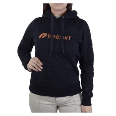 Imagem de Blusa Freesurf Moletom Canguru Feminina-Feminino