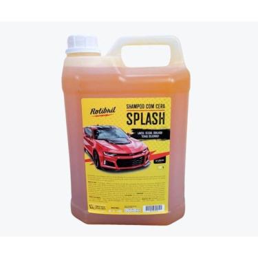 Imagem de Shampoo com cera de carnaúba automotivo splash 5 litros