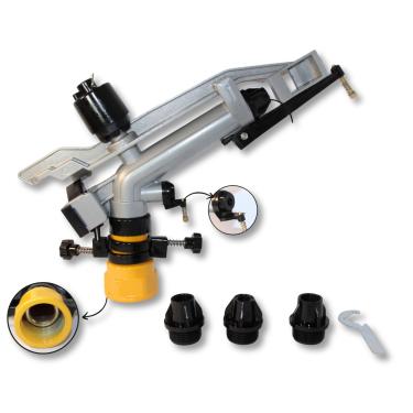 Imagem de Aspersor Irrigador Irrigacao Agricola Canhao Jardim Raio 18 A 36 Metr Fazenda Lavoura Plantacao