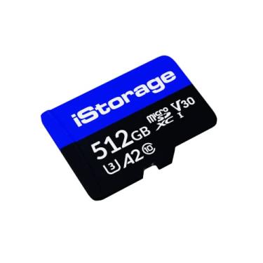 Imagem de iStorage Cartão microSD 512 GB | Criptografar dados armazenados em cartões iStorage microSD usando datAshur SD USB Flash Drive | Compatível apenas com unidades SD DatAshur
