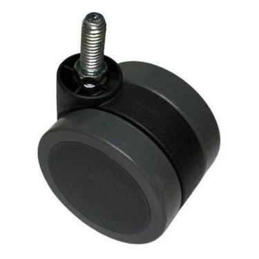 Imagem de (4pçs) Rodizio Giratorio Roda 65mm Pu Anti Risco Rosca 3/8'' - SQUADRO