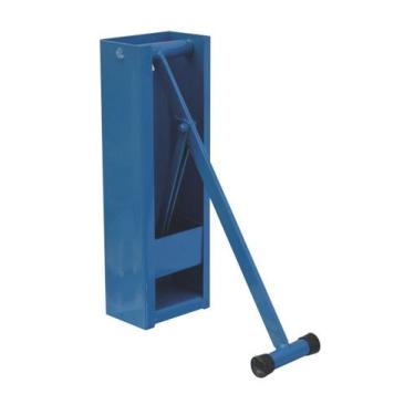 Imagem de Amassador de Latas Latão Latinha Até 473ml Manual Azul - Ouro Minas