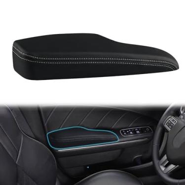 Imagem de JDMON Substituição do apoio de braço da porta interior do lado do motorista dianteiro esquerdo para Dodge Charger Chrysler 300 2011-2023 Substituição da maçaneta interna da porta para 1WK37DX9AB