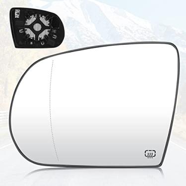 Imagem de Youxmoto 68228919AA Espelho retrovisor esquerdo do lado do motorista, vidro de substituição para Jeep Cherokee 2014-2019, Jeep Compass 2017-2021, com suporte traseiro, 68228913AA 68228911AA
