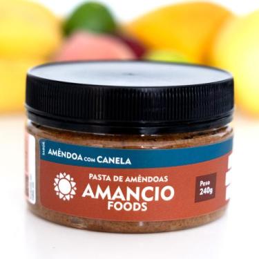 Imagem de Pasta de Amêndoas - Sabor Amêndoa com Canela - 240g - Amancio Foods