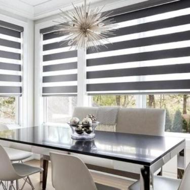 Imagem de Persiana double vision cinza L 2,00 x 2,30 A - Crisdan