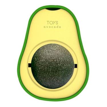 Imagem de Abacate De Brinquedo Para Gatos Com Catnip Erva Gato Natural - Viu Pet