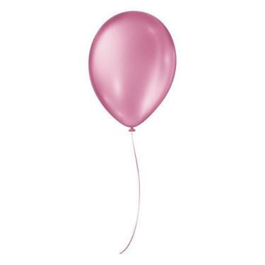 Imagem de Balão de Festa Cintilante - Cores - 07" 18cm - 50 Unidades - Balões Sã