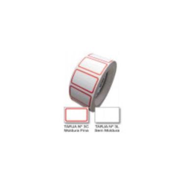 Imagem de Etiqueta Adesiva de Preço 16x25mm Sem Tarja Nº 3L Rolo 500 Un - DC Aut