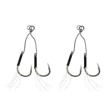 Imagem de Suporte Hook Duplo Nº 5/0 Live Bait com 2 un - Albatroz - ALBATROZ FIS