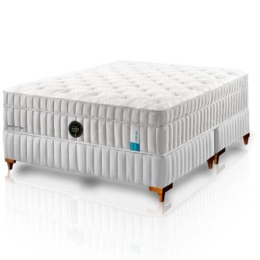 Imagem de Colchão POCKET GEL - LATEX com cobre e MOLAS - Latex Foam, BOX, Queen 