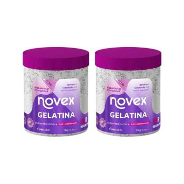 Imagem de Gelatina Capilar Novex 1000G Hialuronico Hidroreposita - 2Un