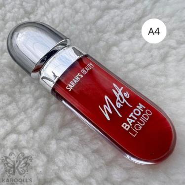 Imagem de Batom liquido Matte - Sarah Beauty - SarahS Beauty, COR 4