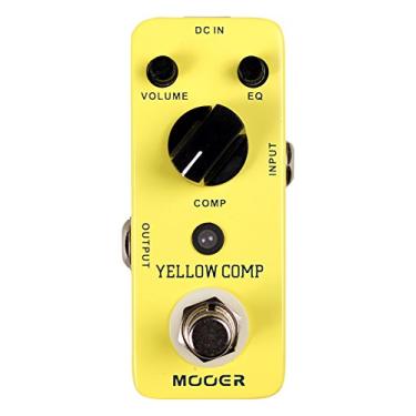 Imagem de MOOER Pedal de efeito de guitarra acústica, 6 x 11 x 4 cm (amarelo composto)