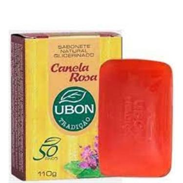 Imagem de Sabonete Glicerinado Canela Rosa  Sauna Natural Ubon Com Emolientes E 