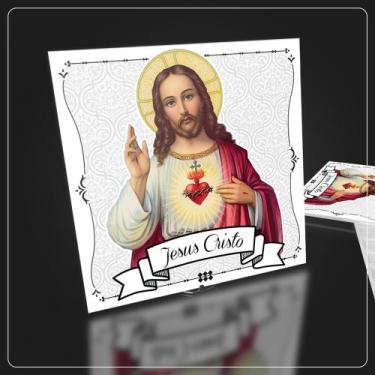 Imagem de Azulejo Sagrado Coração de Jesus - Eliane