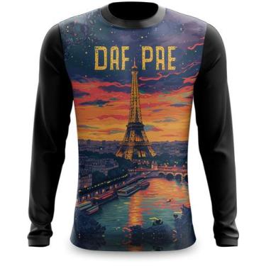 Imagem de Camiseta Manga Longa Paris França Noite Bonita 01 - FABRIQUETA, XG
