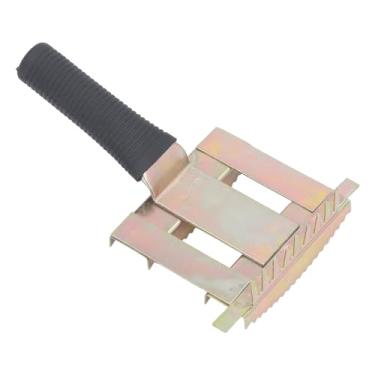 Imagem de Pente de Remoção de Gado de Metal, Escova de Cabelo de Vaca, Ferramenta Ideal para Vacas Leiteiras de Gado Grande (Ouro)