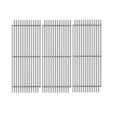 Imagem de Votenli S5480A (pacote com 3) Grade de cozinha de aço inoxidável para DCS 24, 36, 36 Series, 36ABQ, 36ABQAR, 36ABQR, 36BQ, 36BQAR, 36BQAR, 36BQR, 36DBQAR, 36DBQAR, 36EBQAR, 48DBQAR, 48DBQR Grill