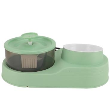 Imagem de Fonte de água para Gatos e Tigela de Comida, Dispensador de água para Animais de Estimação Com Circulação Automática, Combinação de Comedouro e Bebedouro para Gatos (#11)