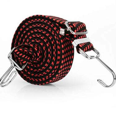 Imagem de Happyyami Alça Elástica Para Bicicleta Cordas Elásticas Para Bicicleta Ajustáveis Corda Para Bagagem De Bicicleta